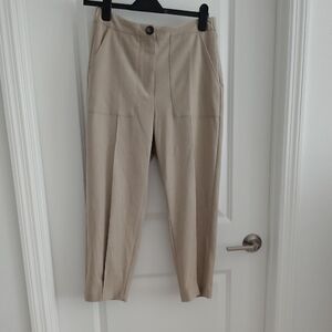 Zara Tan Ankle-Length Women's Pants